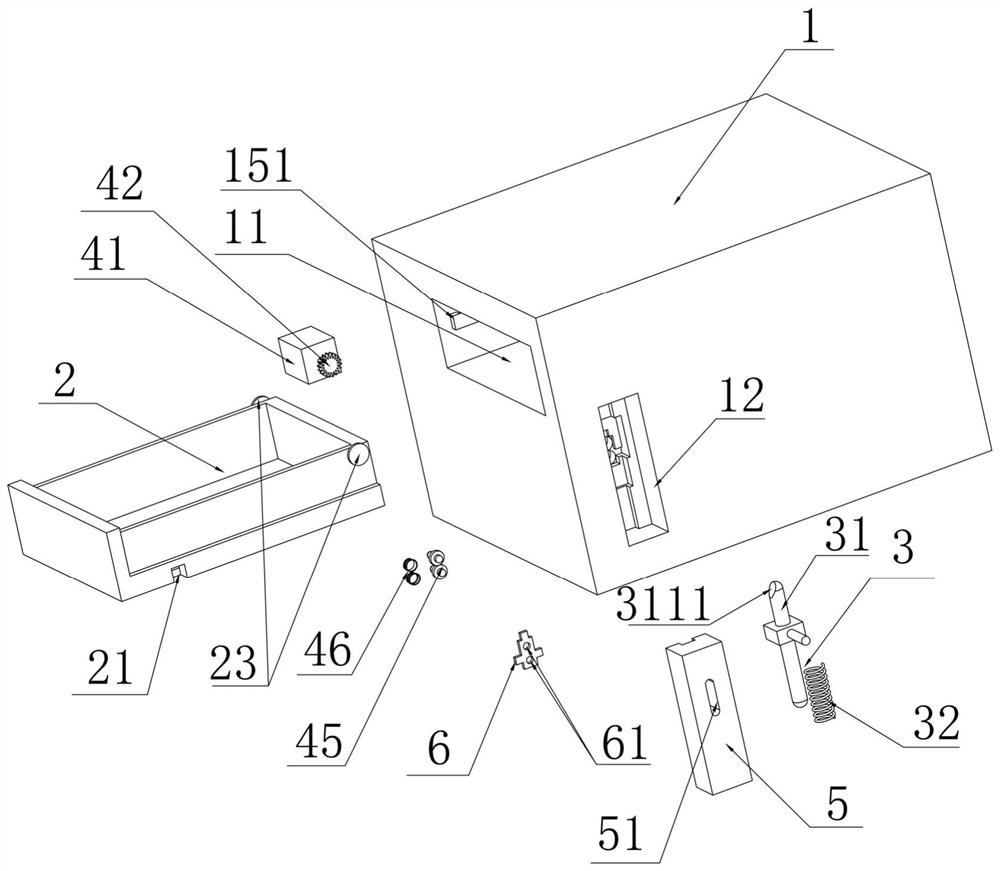 Self-locking temporary storage device for sample sampling of clinical laboratory