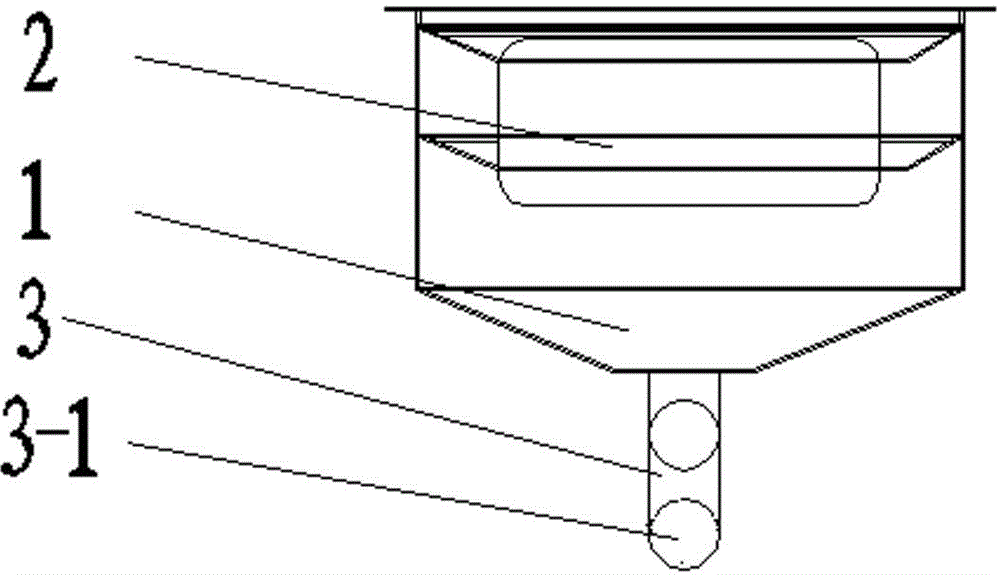 Side surface air intake sewage guide tank device for full-automatic electrostatic dust removal filter case