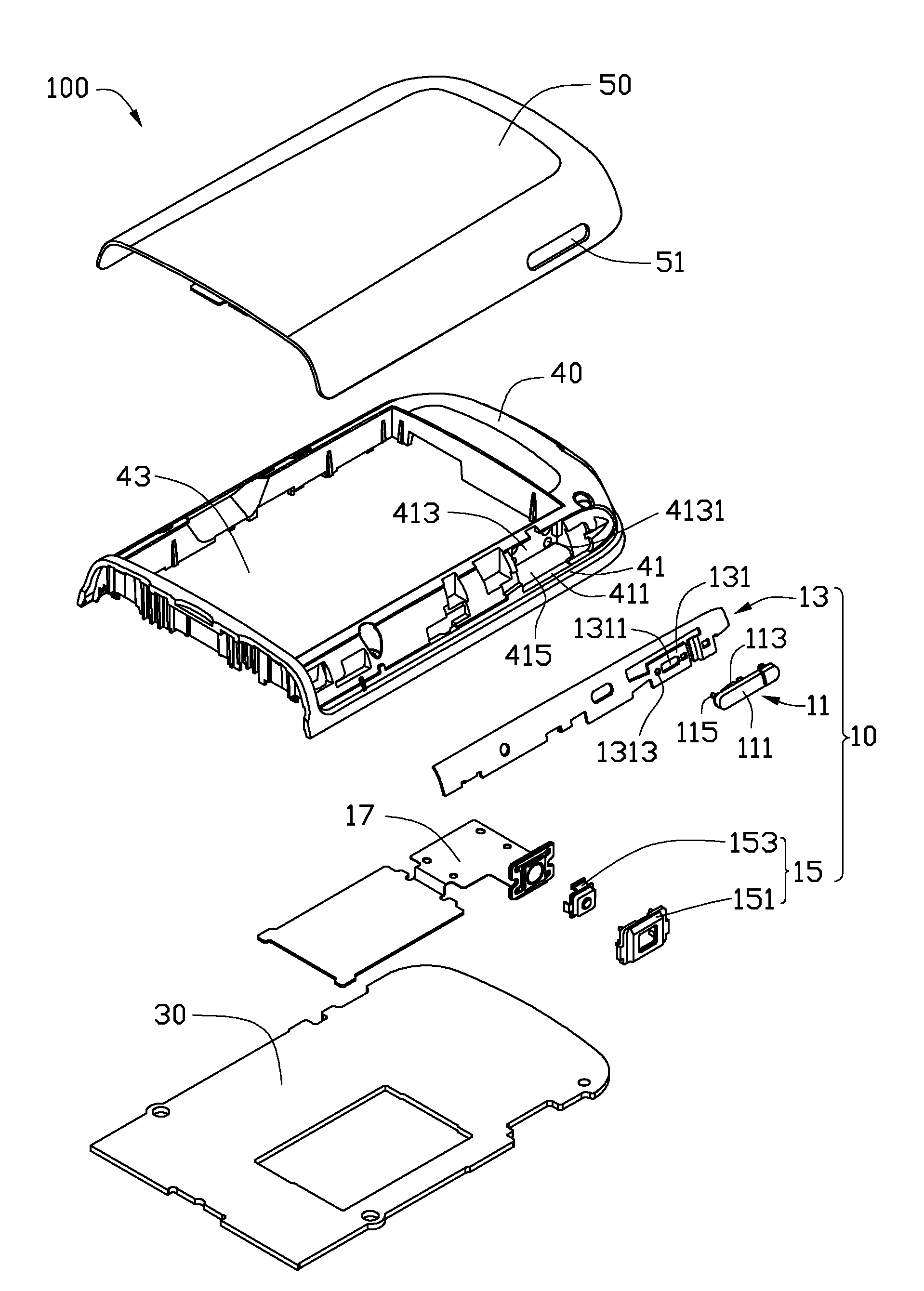 Protective cover, key assembly using the same and portable electronic device using the key assembly