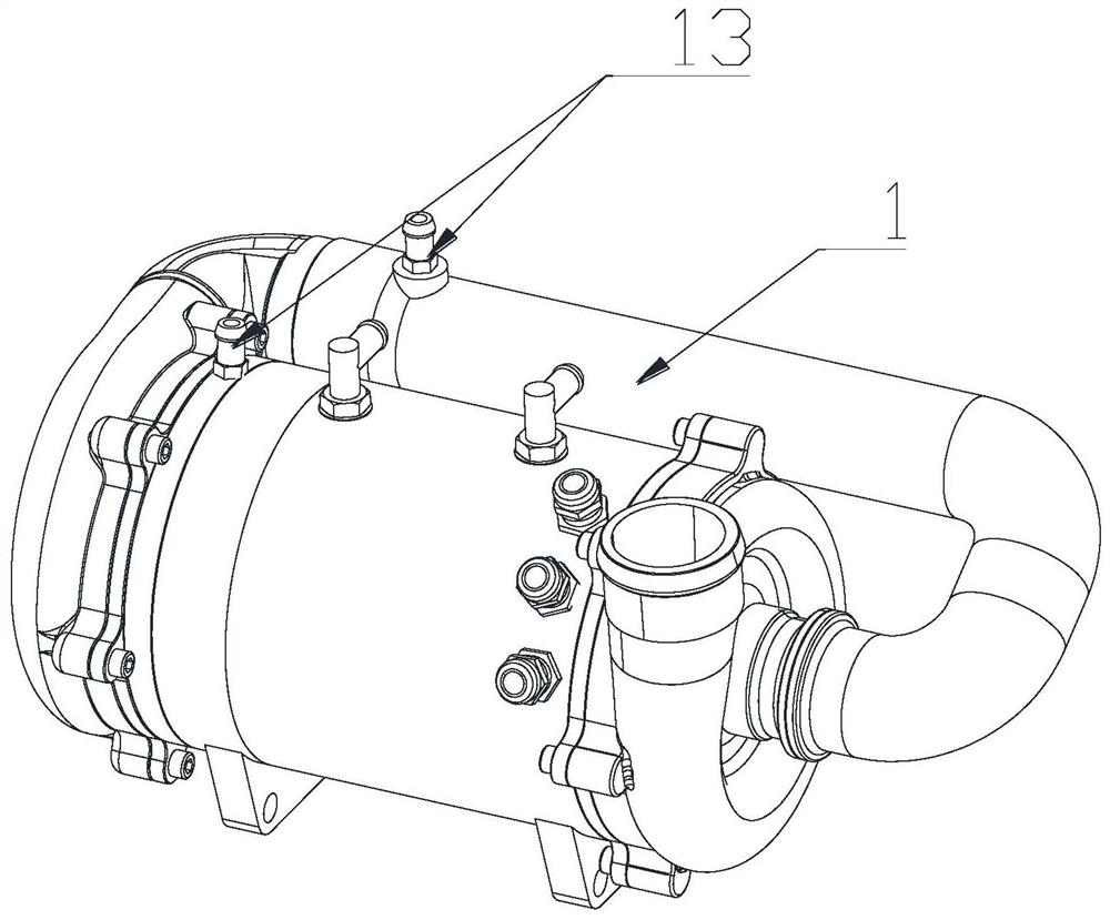 Air bearing compressor