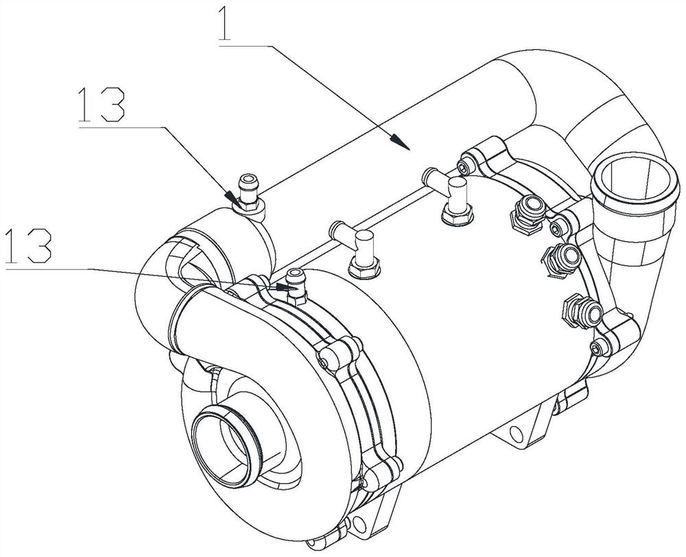 Air bearing compressor