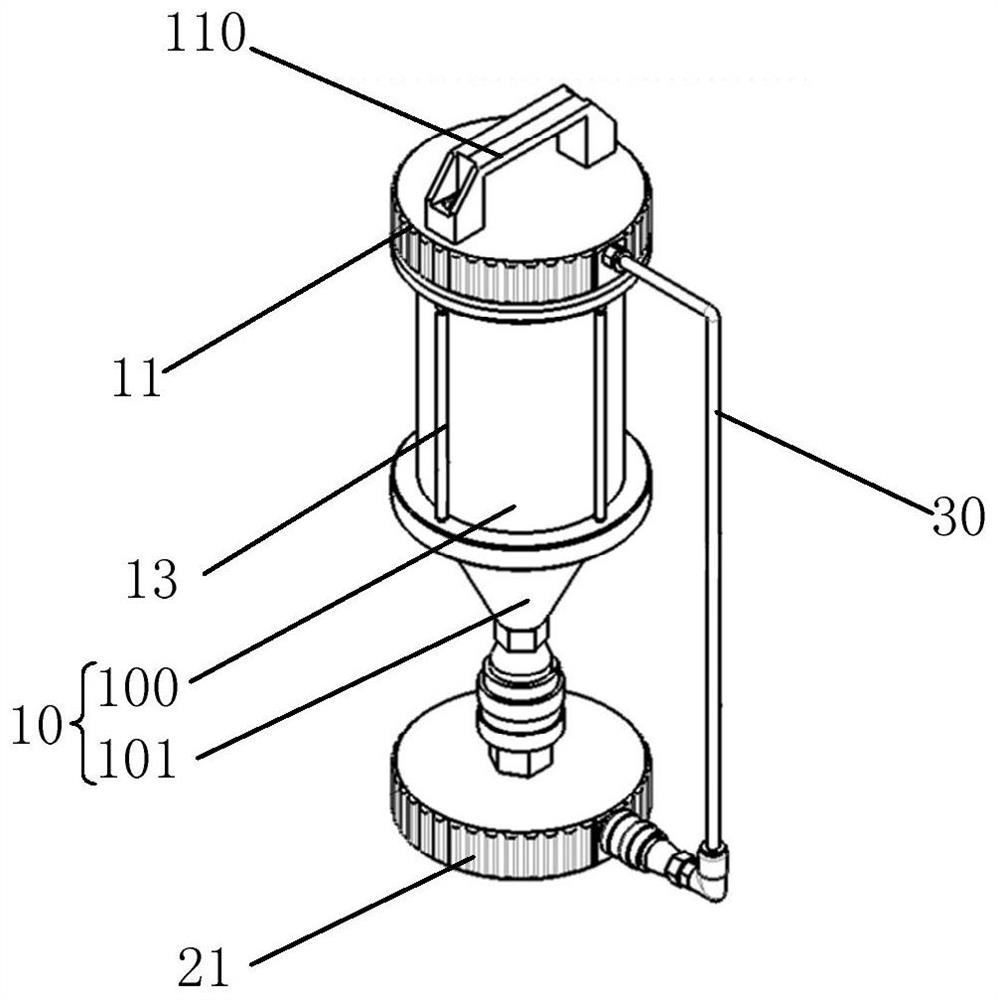 Powder conveying device and method and additive manufacturing equipment