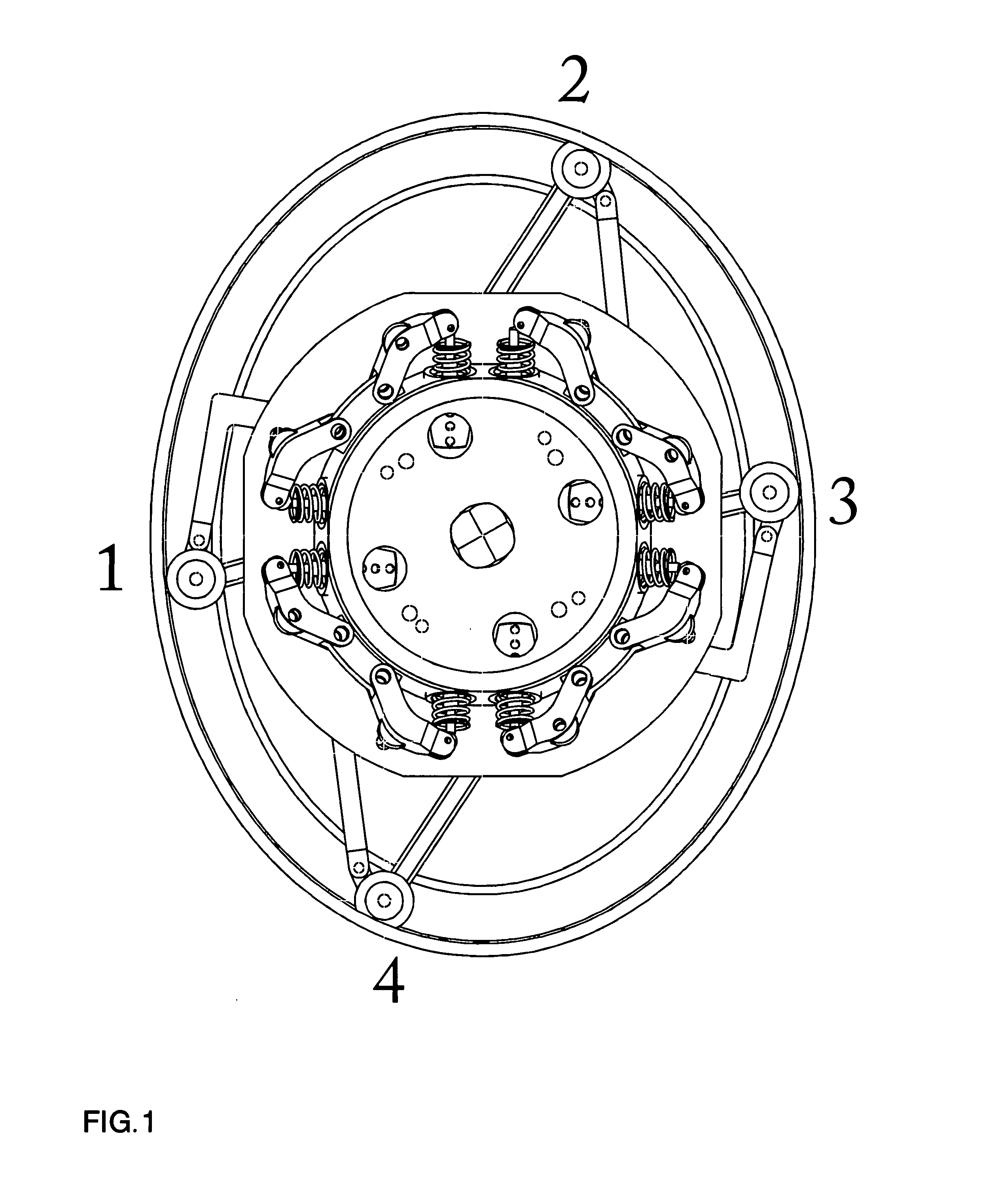 Continuous Otto piston elliptical engine