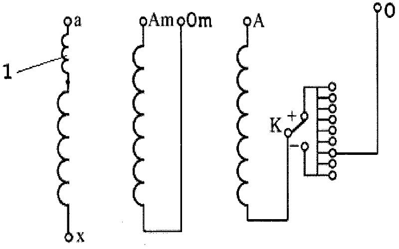 High-impedance combined-type transformer