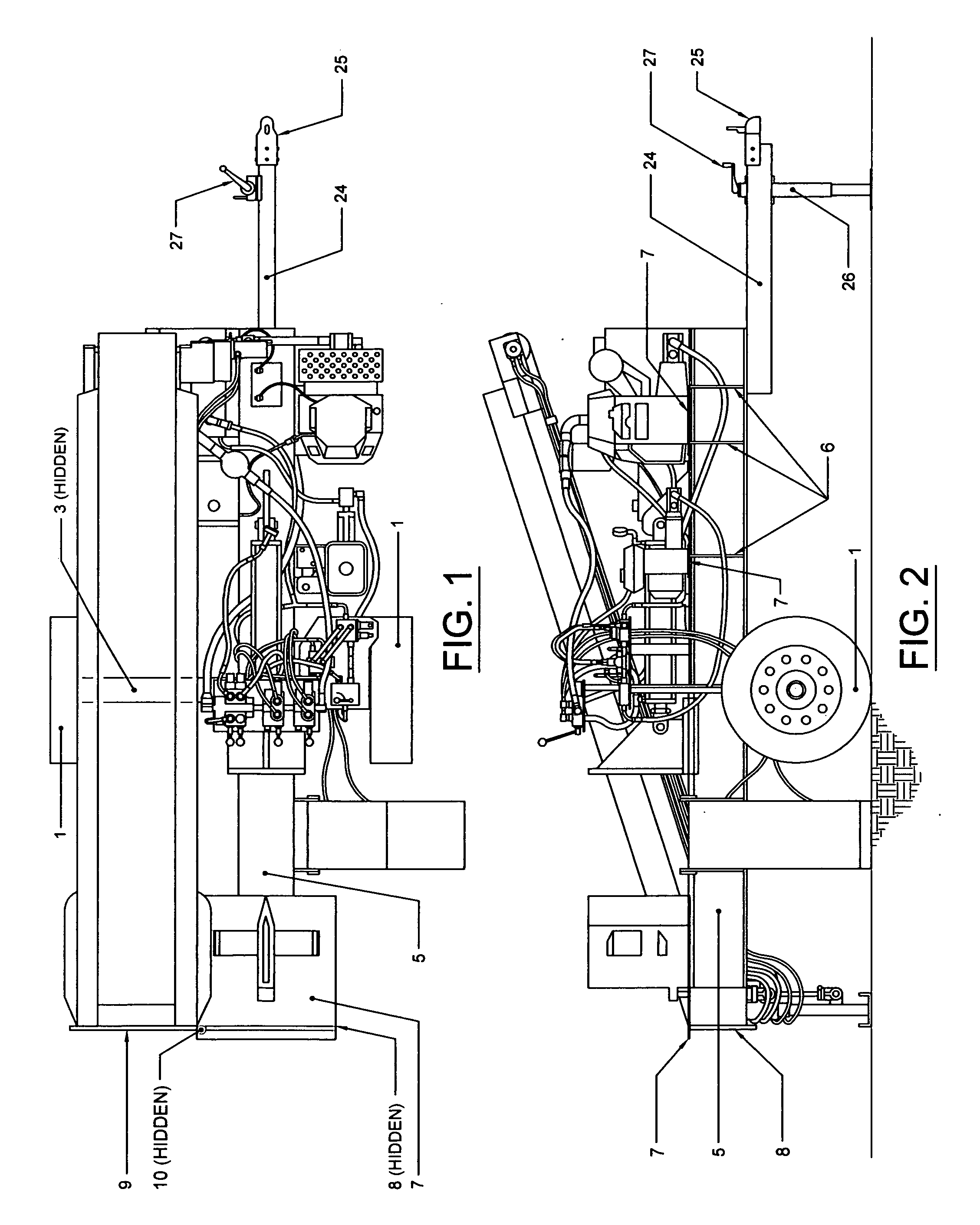 Mobile log splitter and pivoting conveyor: two-in-one