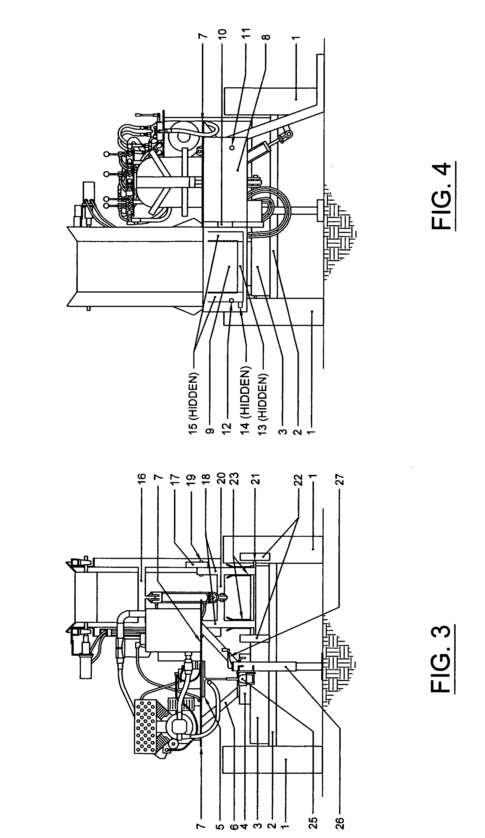 Mobile log splitter and pivoting conveyor: two-in-one