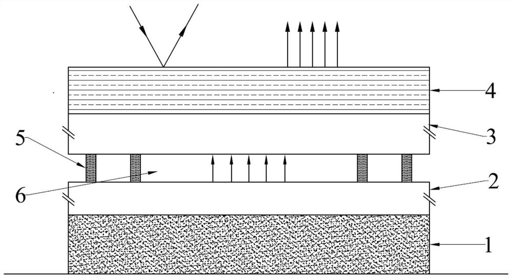 A thermo-induced phase change thermal control skin based on near-field thermal radiation and its application in spacecraft