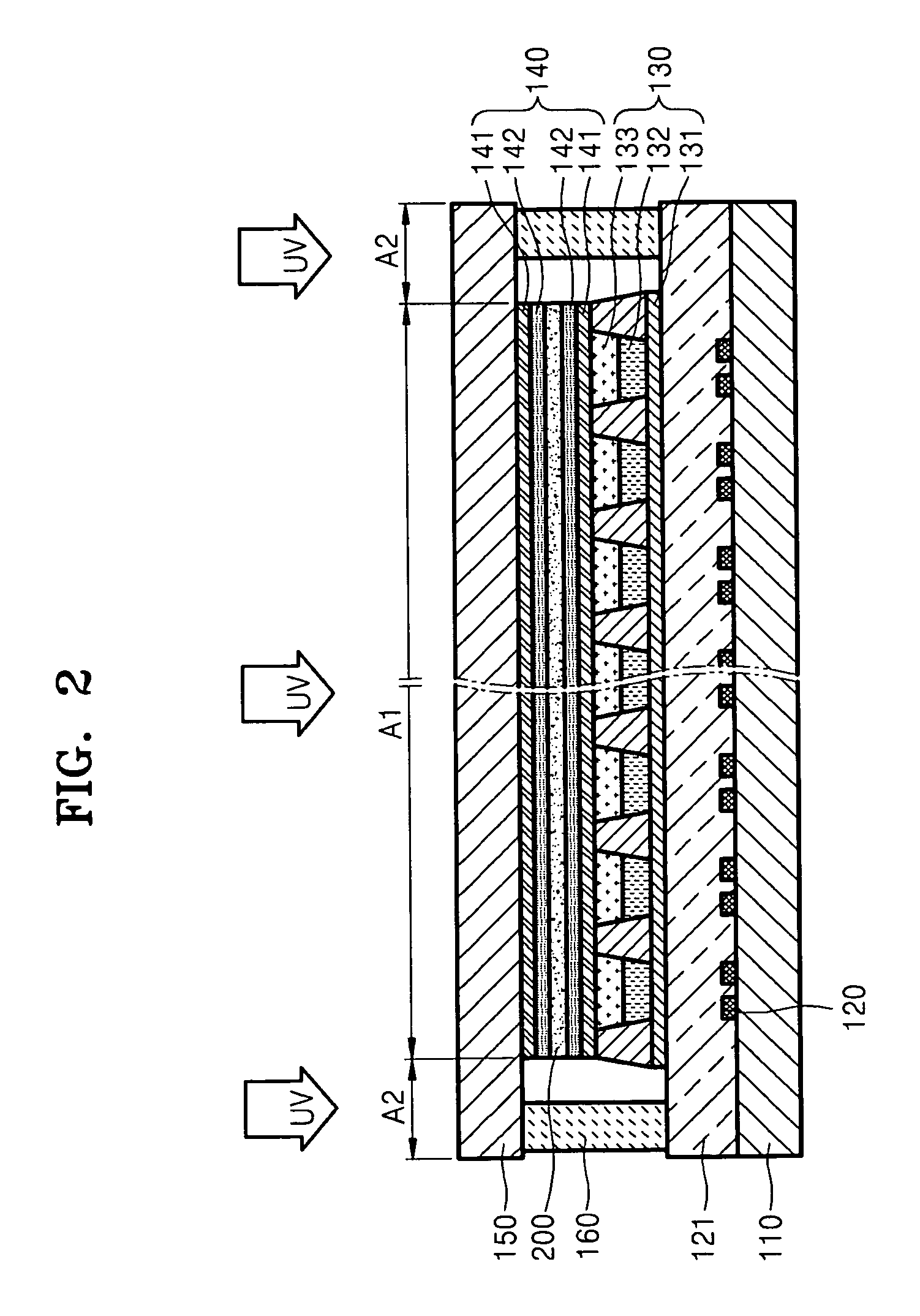 Organic light emitting display providing ultraviolet ray protection and method of manufacturing same