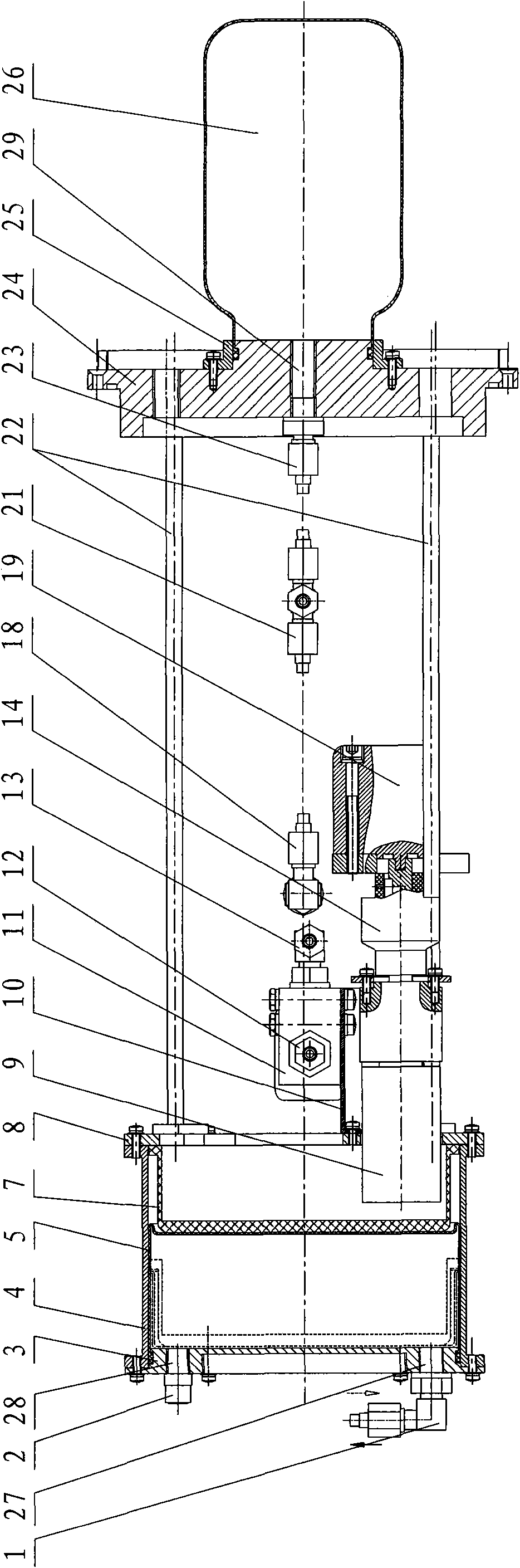 Bidirectional oil discharge type buoyancy regulating device for underwater robot