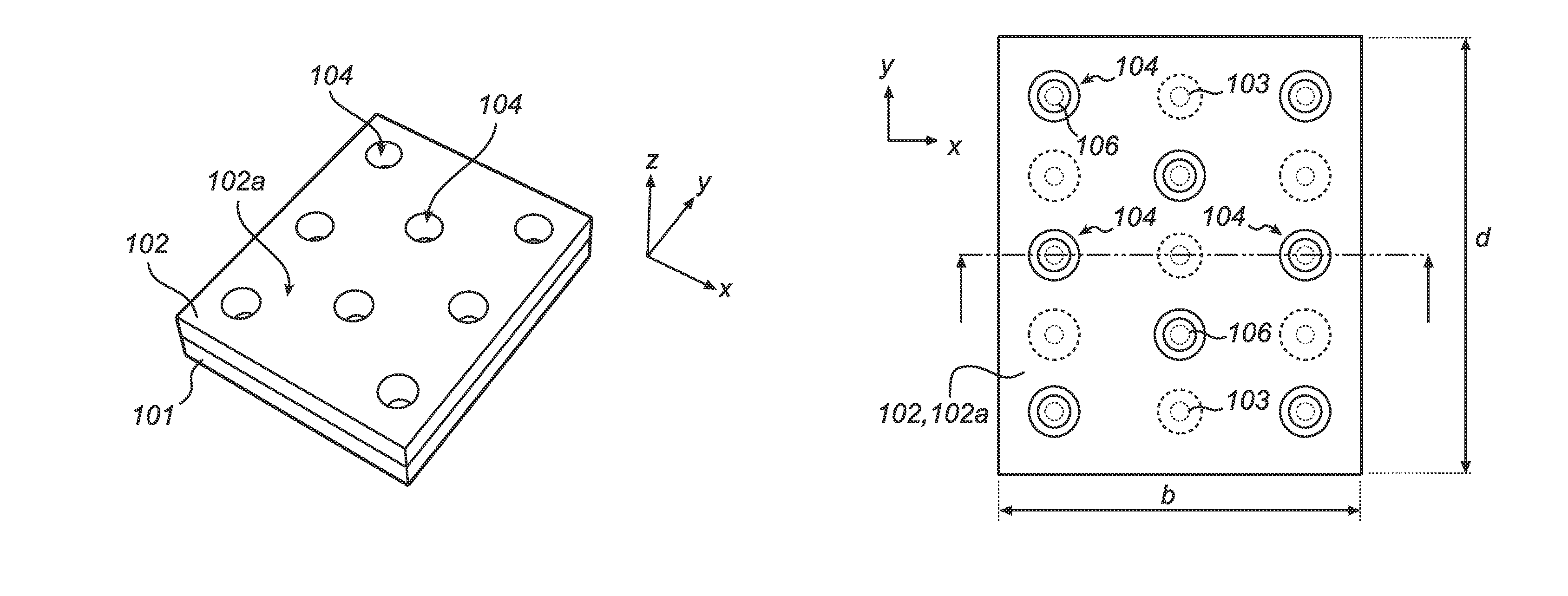 Luminaire arrangement with cover layer