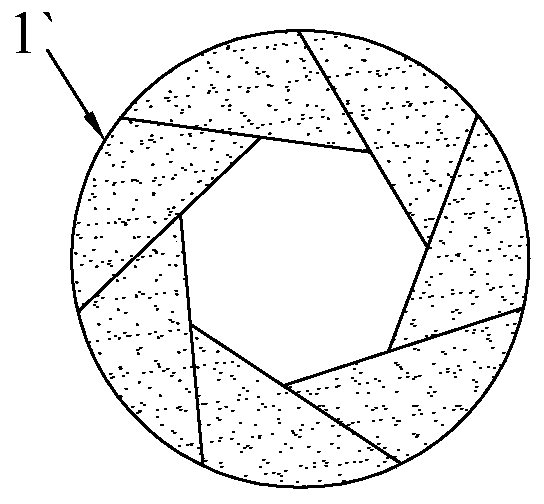 Annular liquid crystal dimming unit, aperture structure and electronic equipment