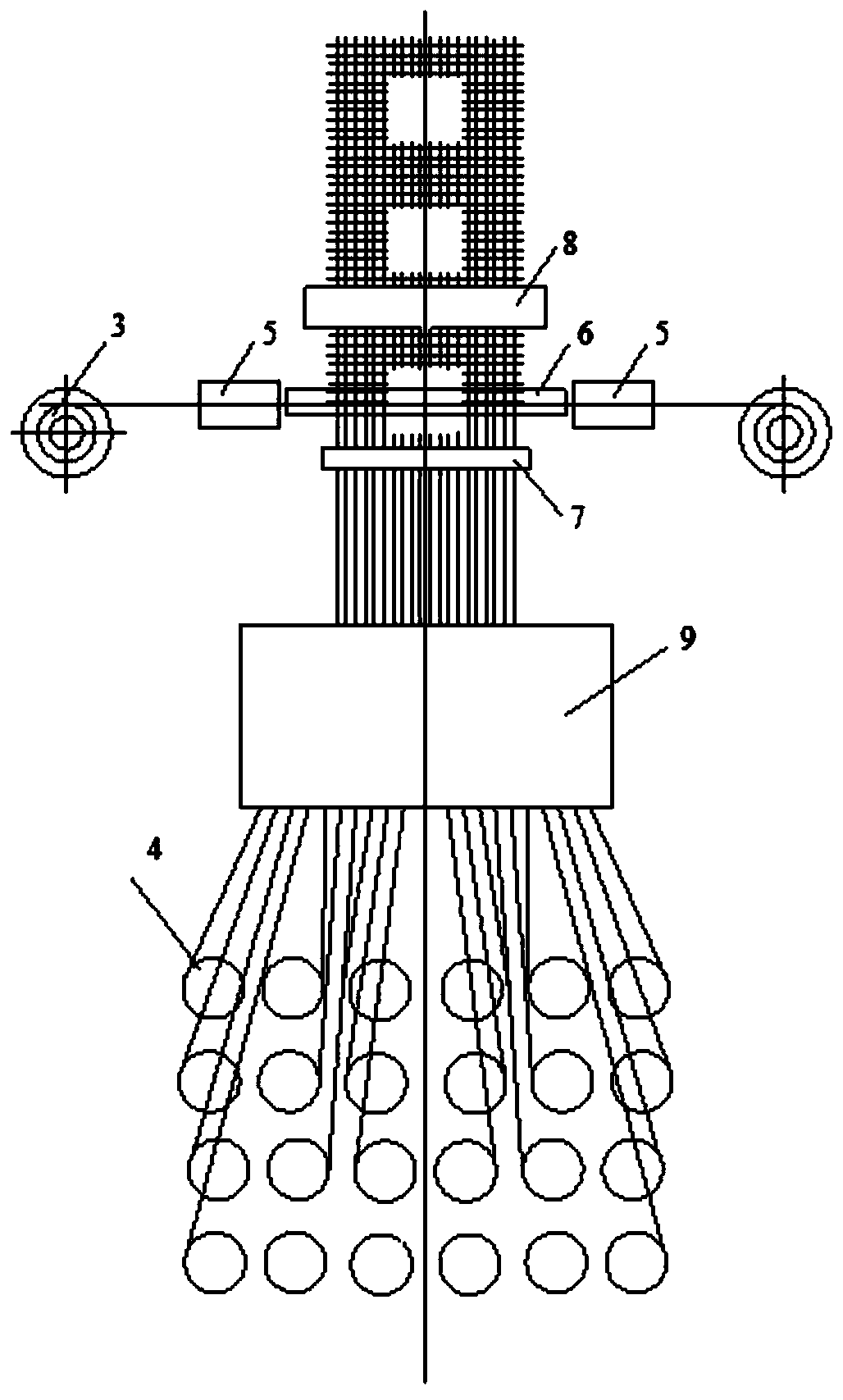 Machining equipment of hollow welding net