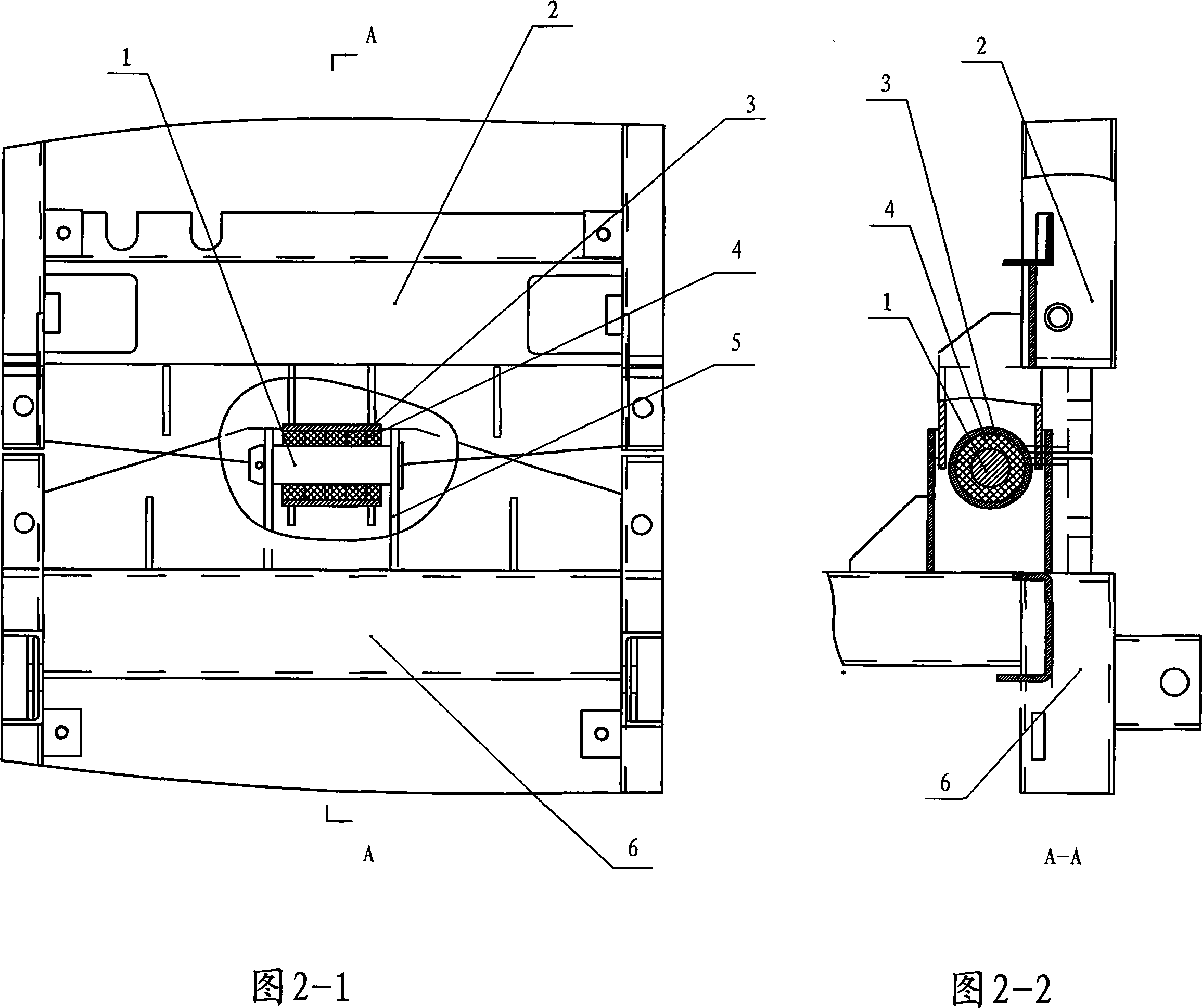 Elastic connection apparatus of elevator apparatus and suspension cage and building construction hoist