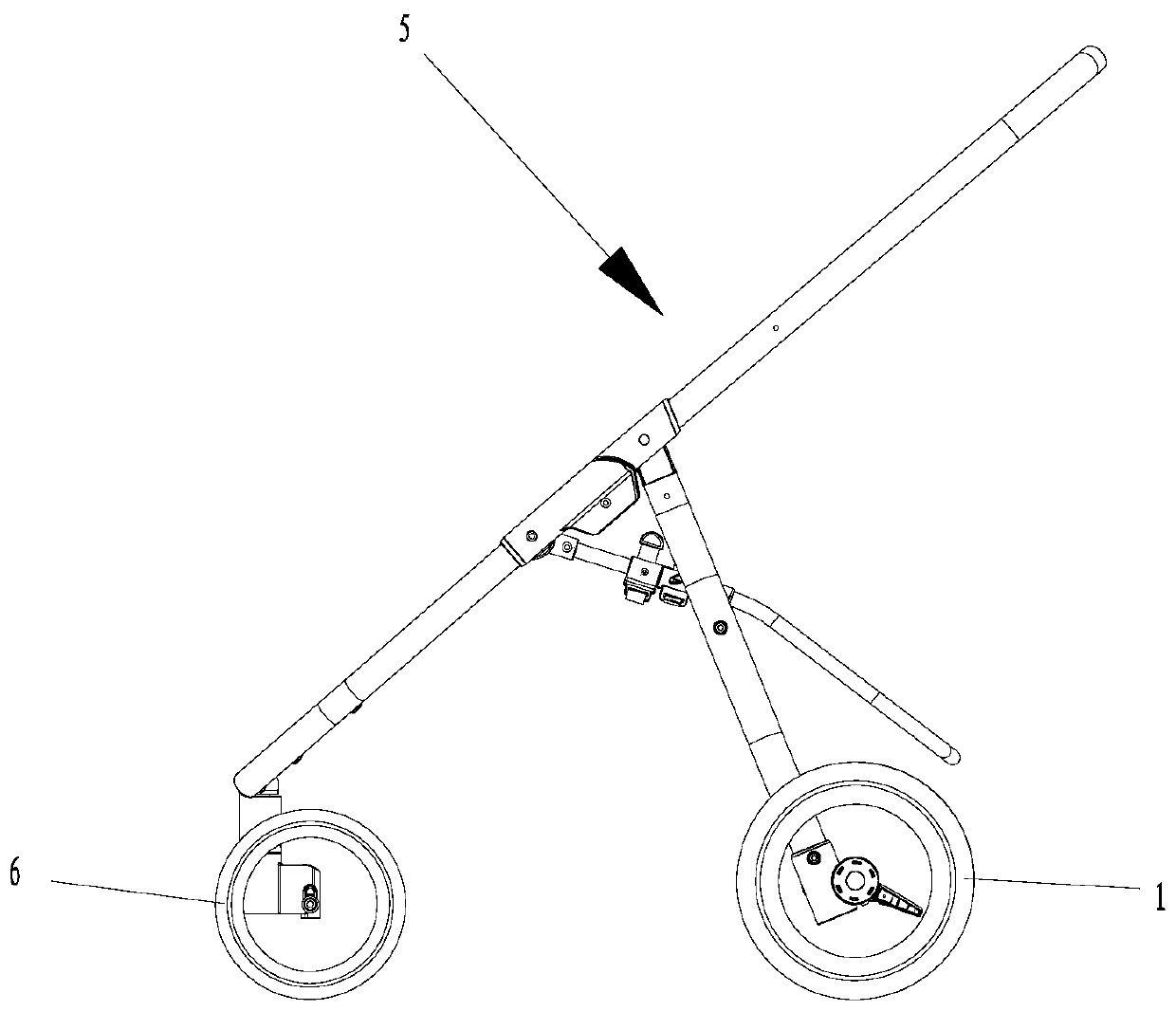 Wheel power generation device and children product with same