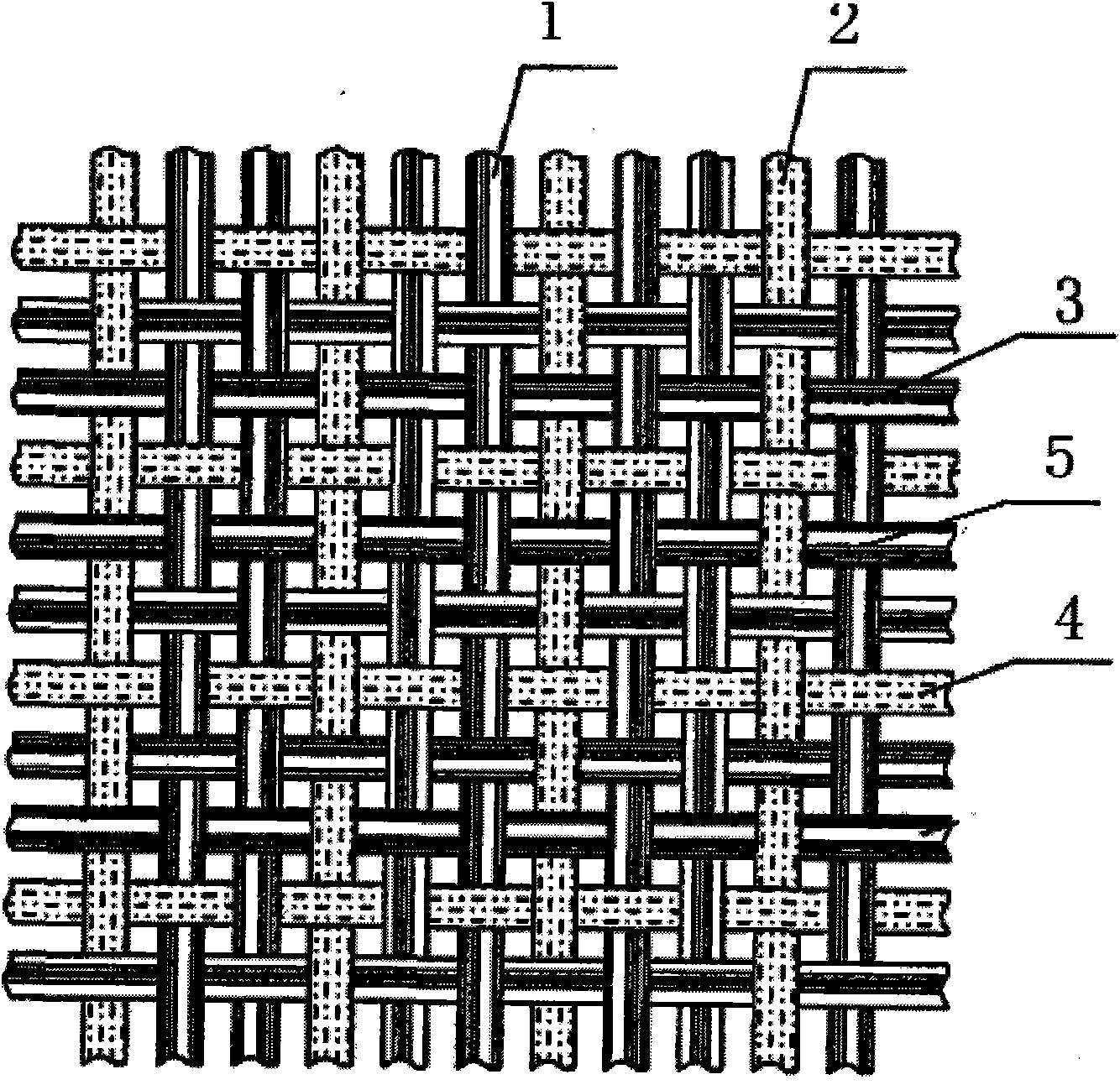 Woven high-shielding anti-radiation fabric