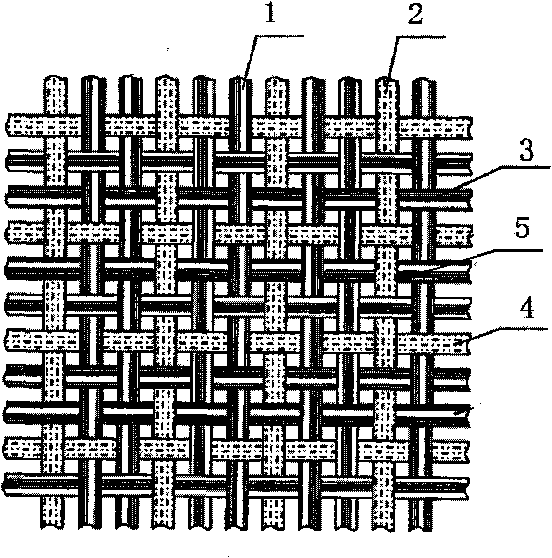 Woven high-shielding anti-radiation fabric