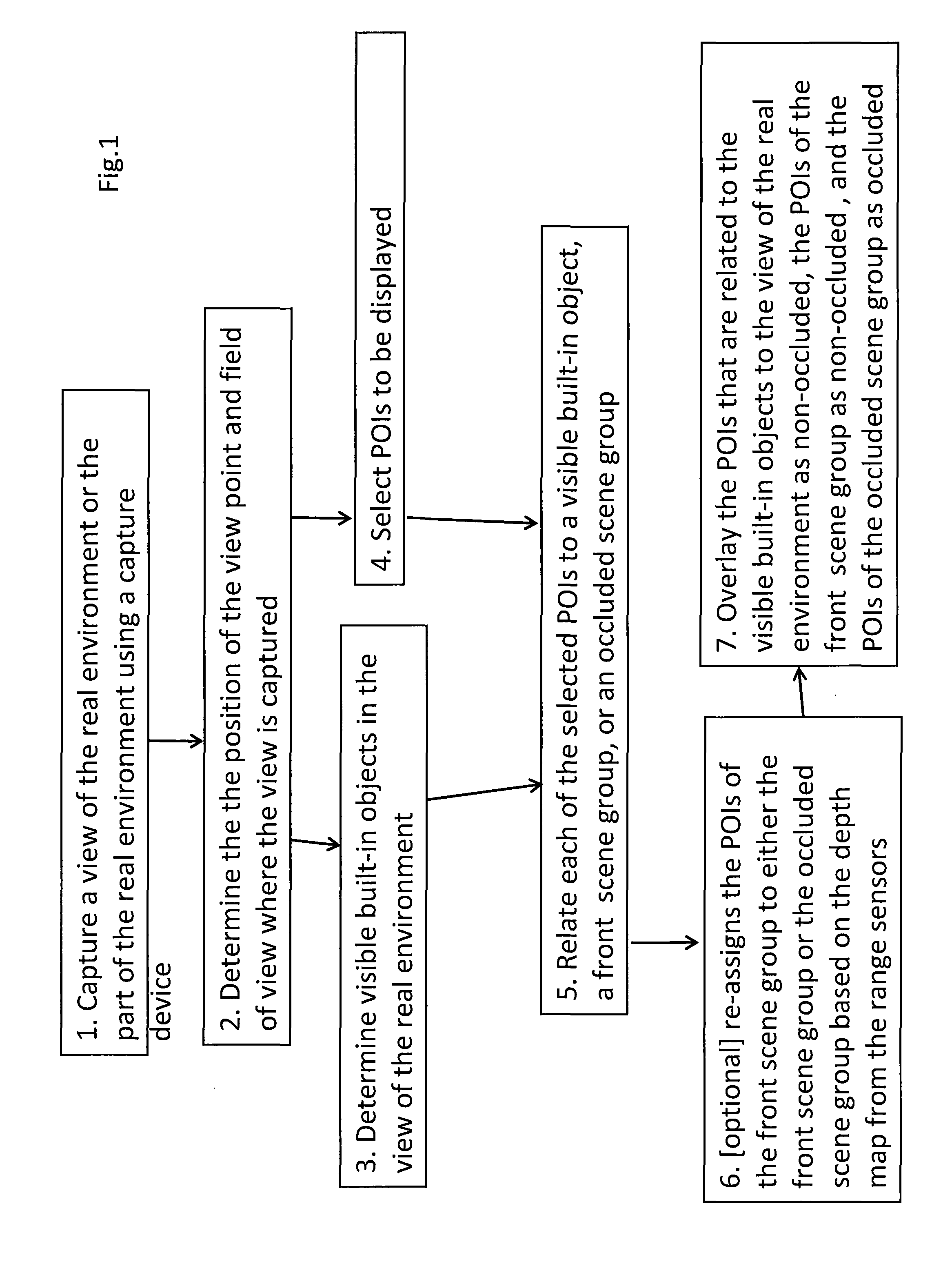 Method for Representing Virtual Information in a Real Environment