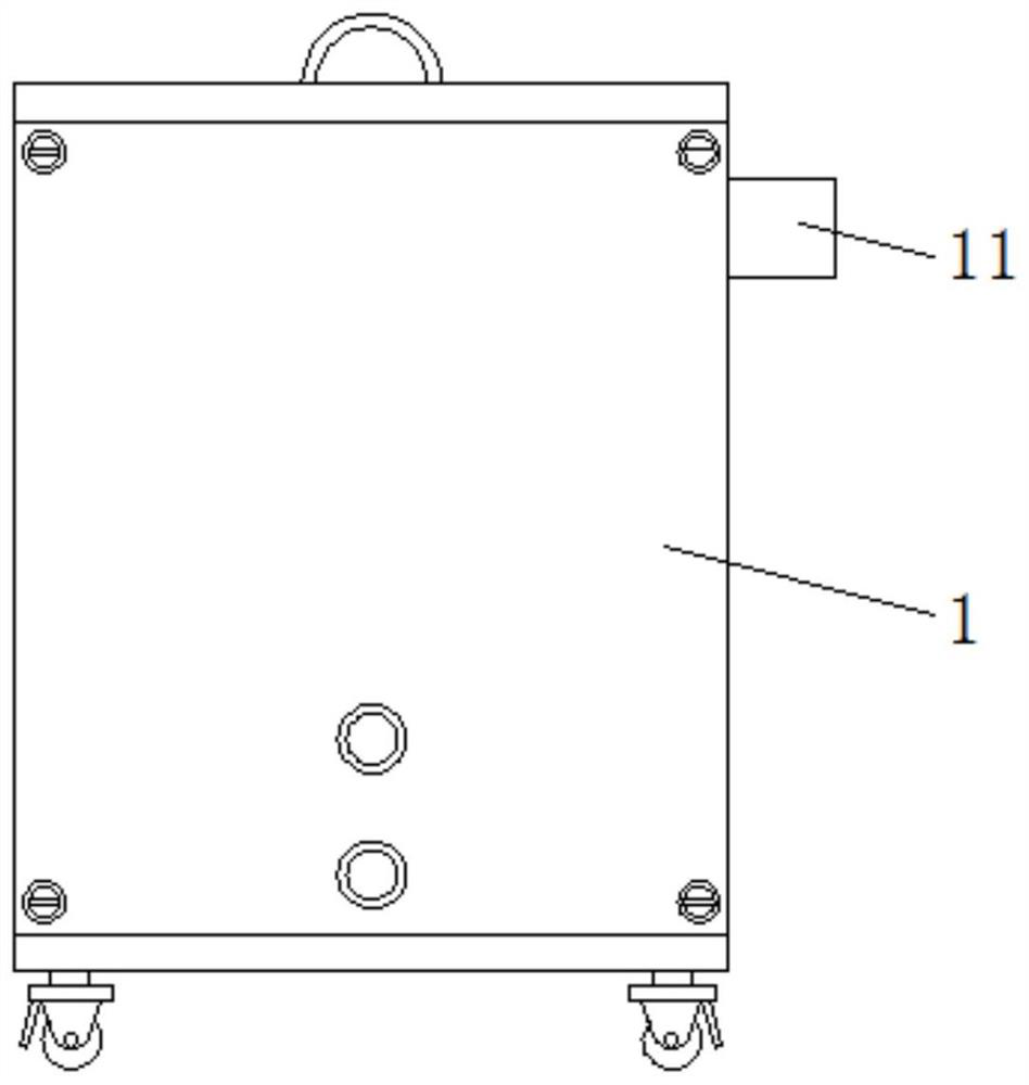 Ventilation and dust removal device for cement processing