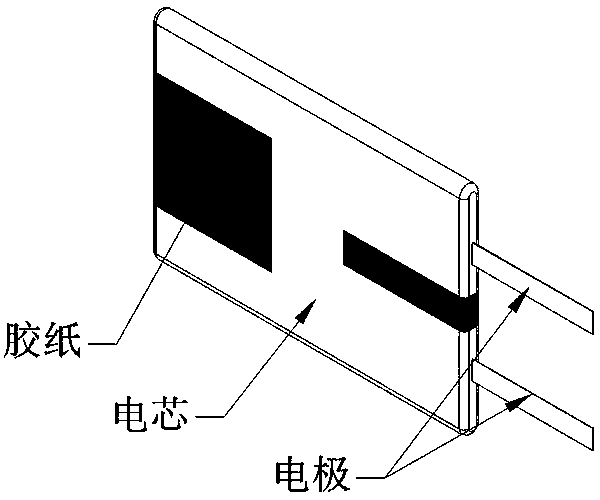 High-speed automatic adhesive coating machine for lithium ion battery core