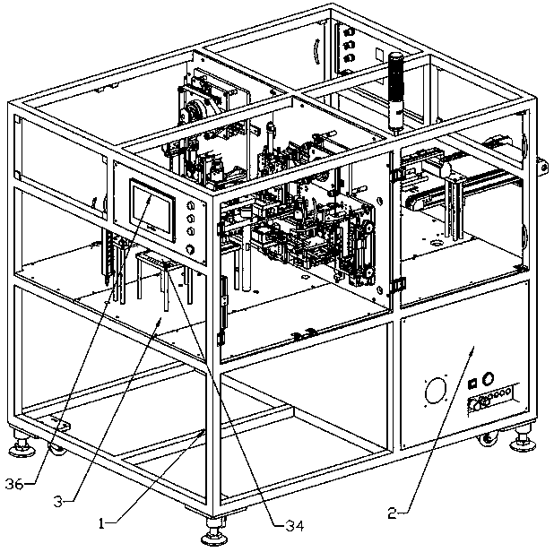 High-speed automatic adhesive coating machine for lithium ion battery core