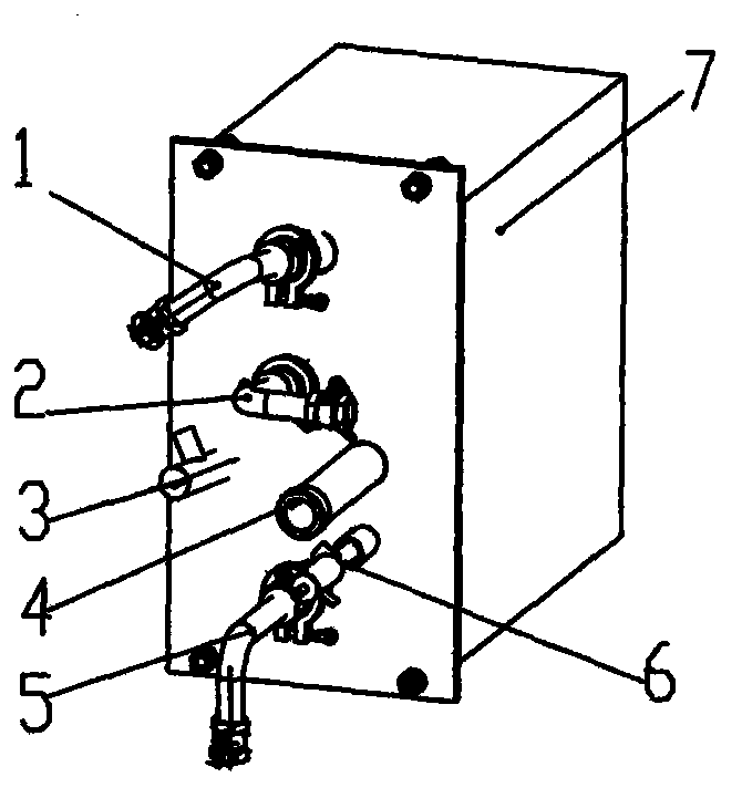 Oxygen-rich gas combustion device and oxygen-rich gas combustion method