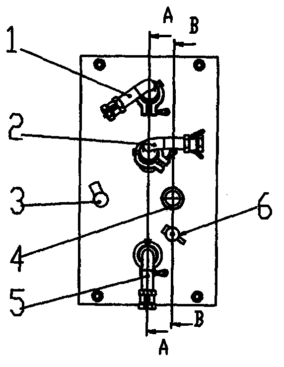 Oxygen-rich gas combustion device and oxygen-rich gas combustion method