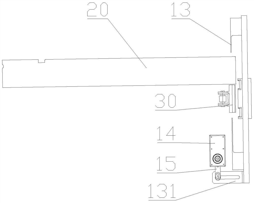 Electrically-controlled SIM card automatic taking and placing structure