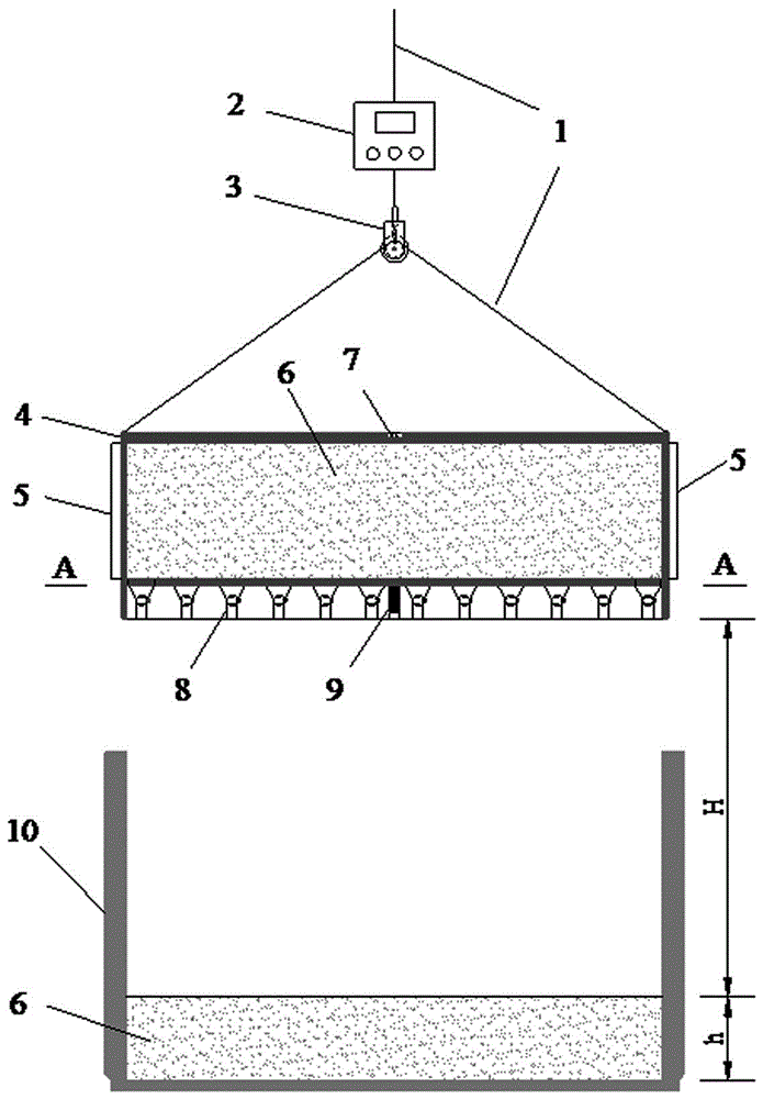 Sand rain device for preparing geotechnical centrifugal model test and preparing method thereof