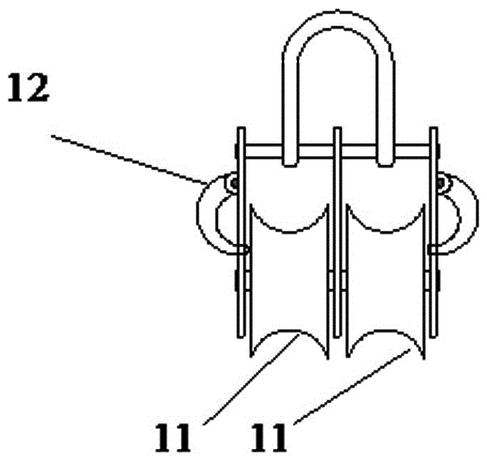 Sand rain device for preparing geotechnical centrifugal model test and preparing method thereof