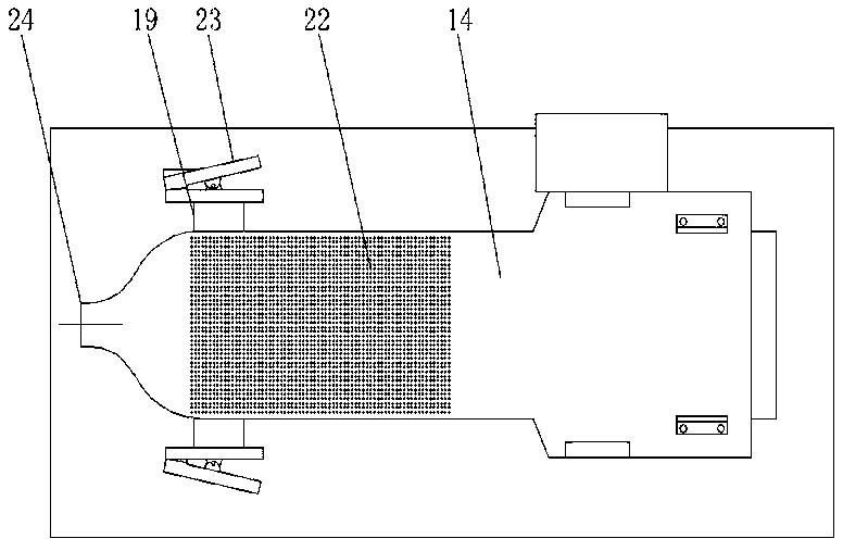 Heat transfer device for garment-surface breathable patterns and processing method thereof