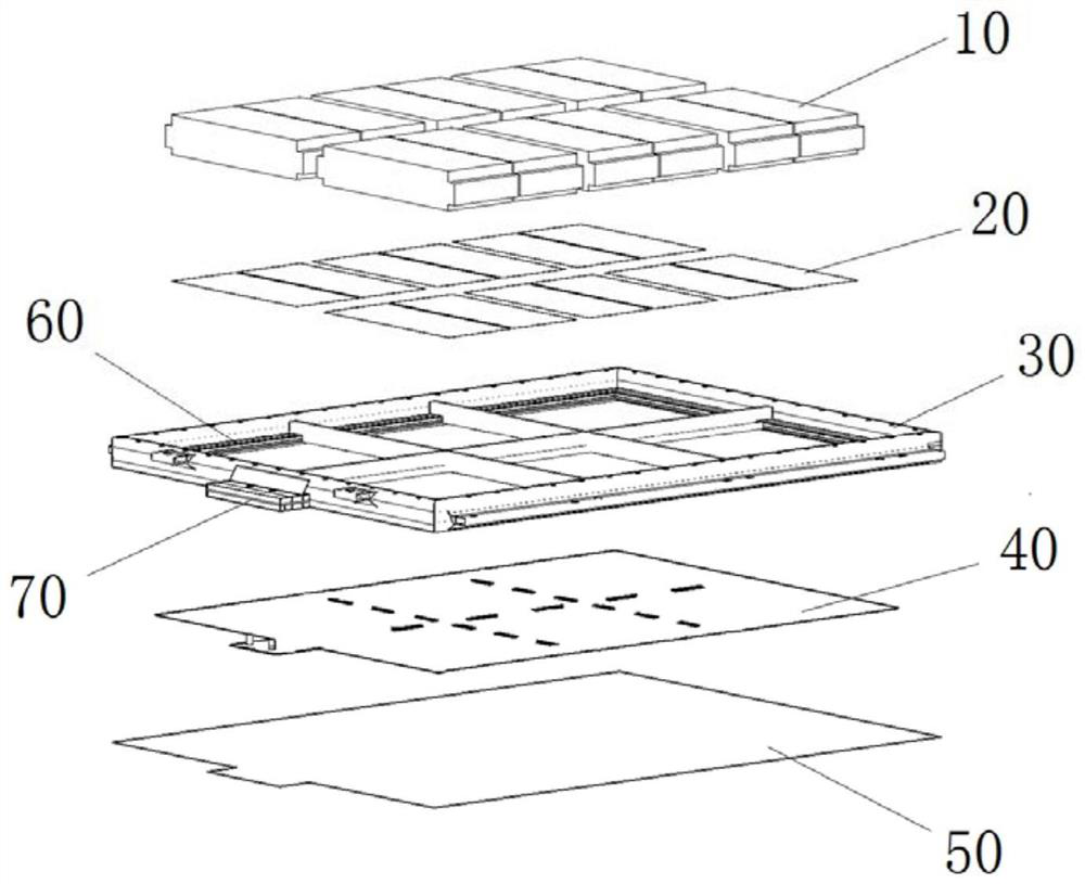 Cases for power batteries, power battery packs