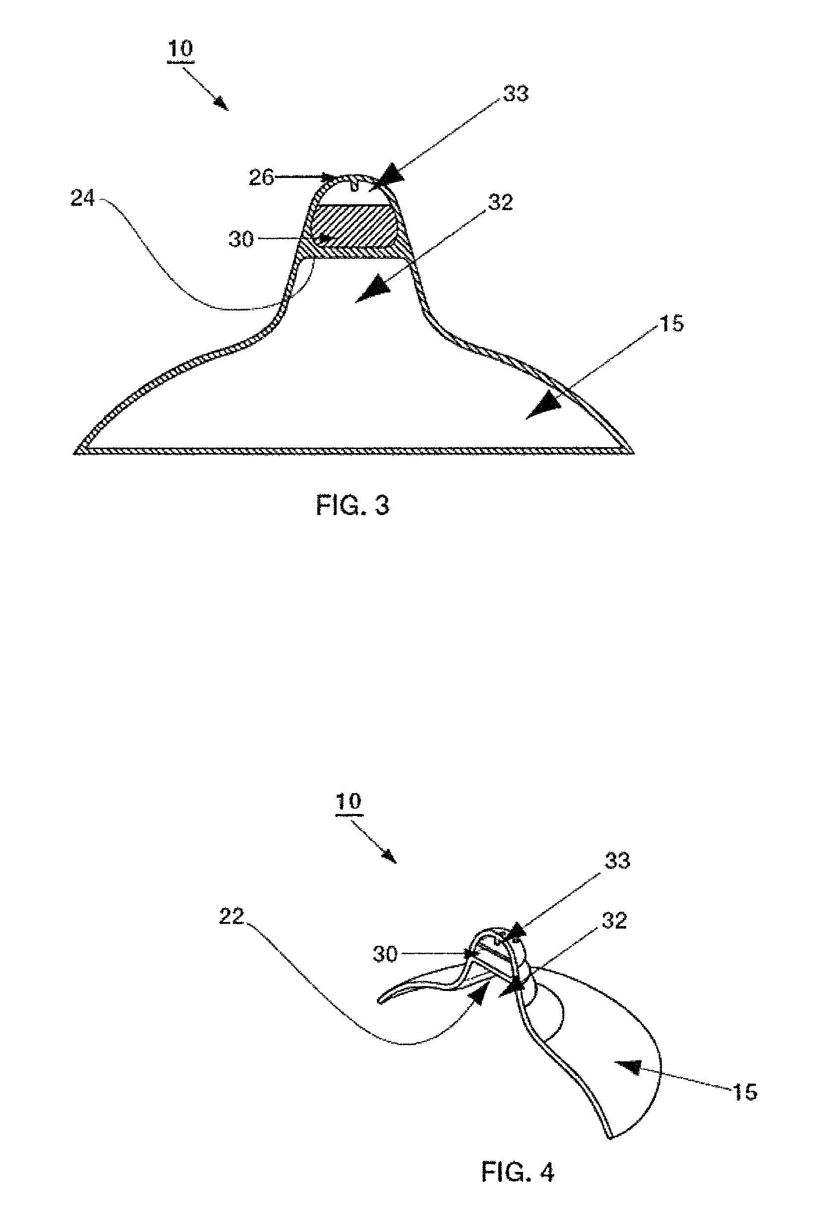 Device and method for delivering an agent into breast milk while breastfeeding