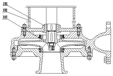 Vertical centrifugal oil pump