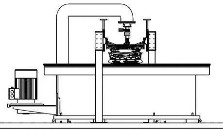 High-speed rotating collector shoe electrification experiment device