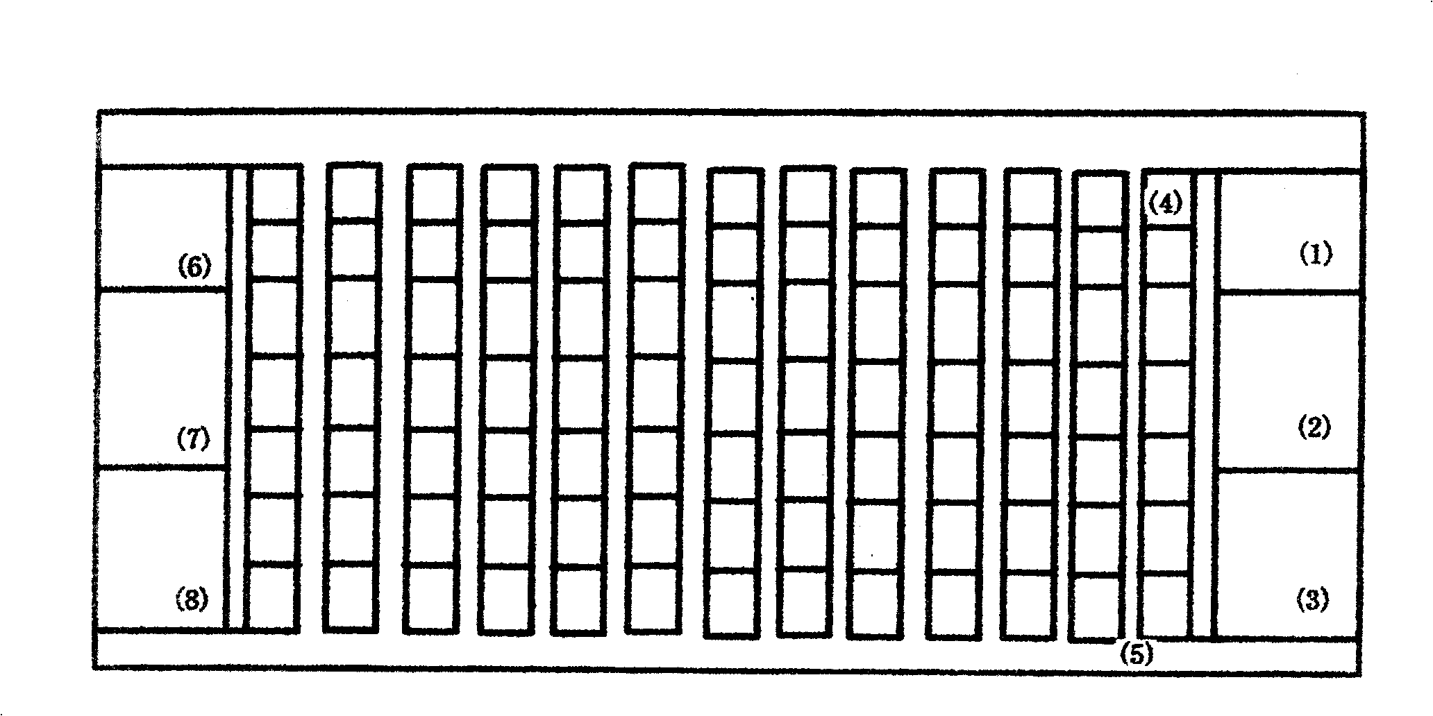 Spatter type vegetable soilless culture bed and cultivation method