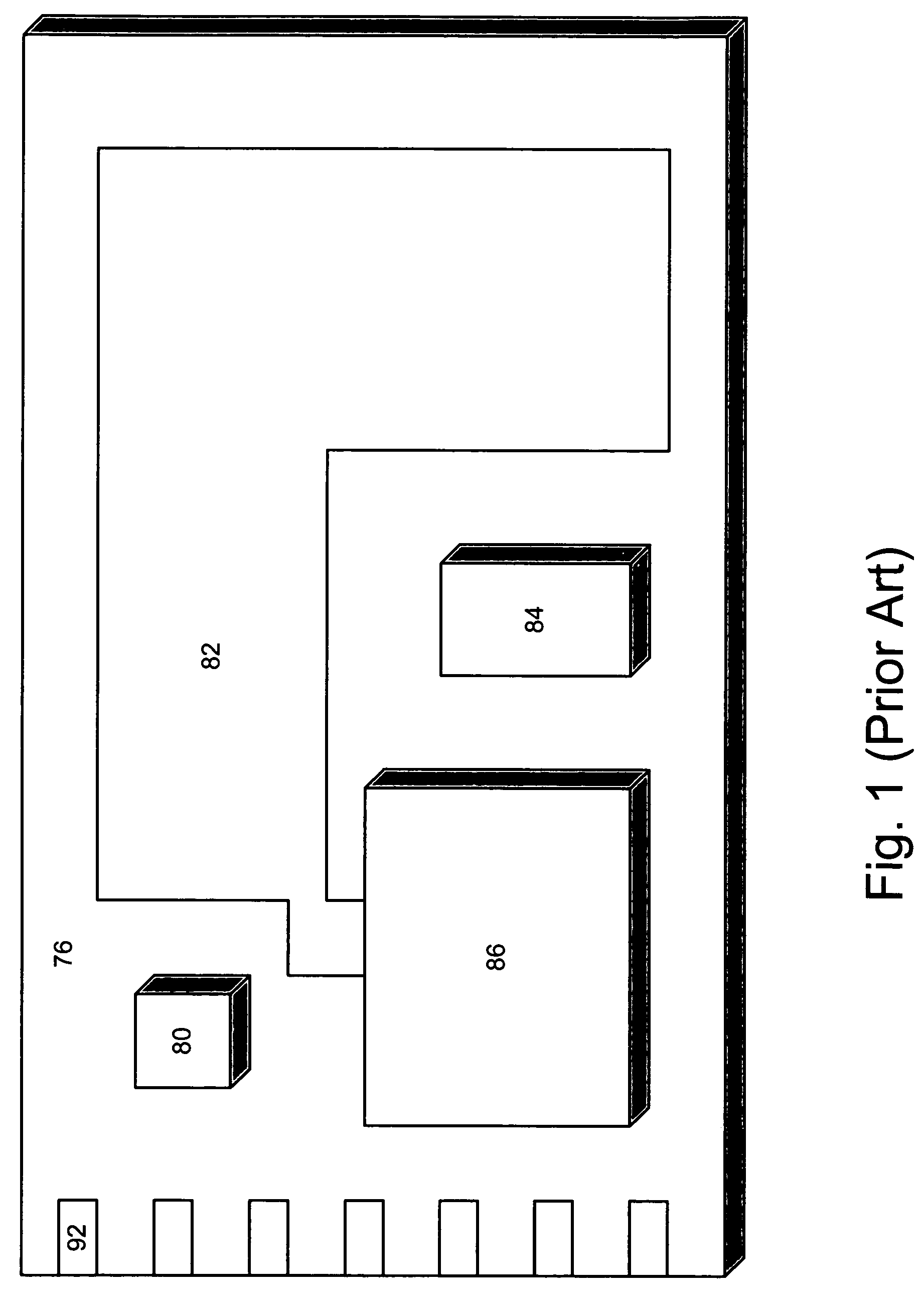 Low profile full wavelength meandering antenna