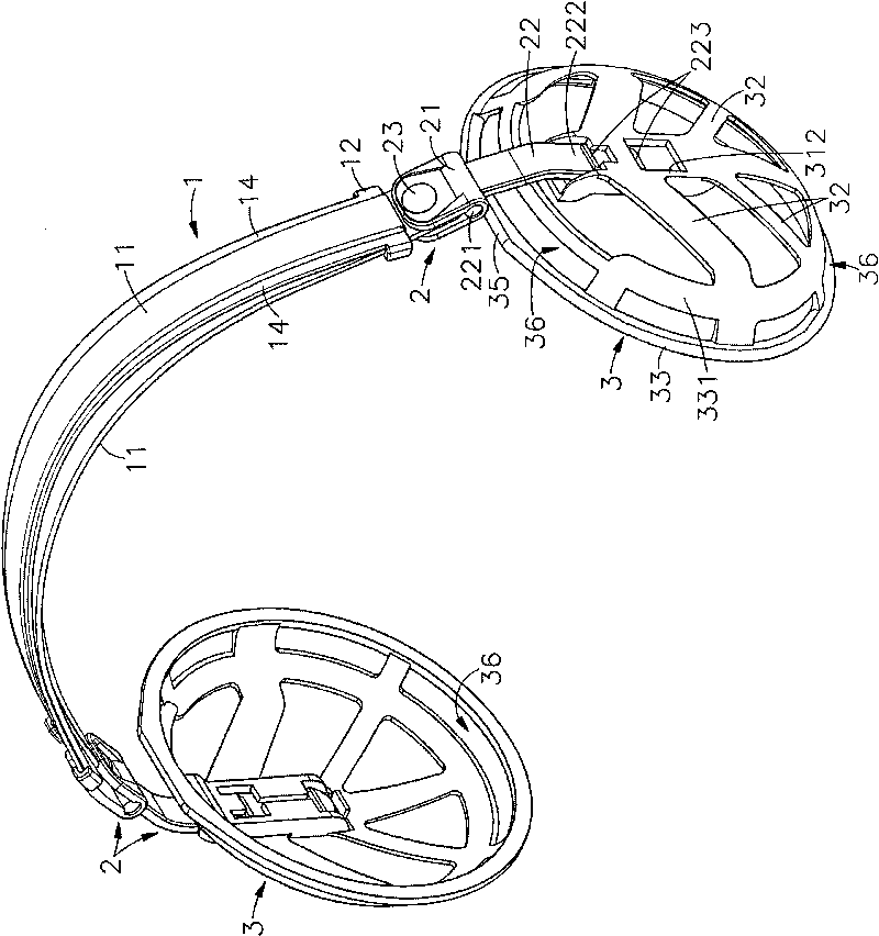 Ear cover structure