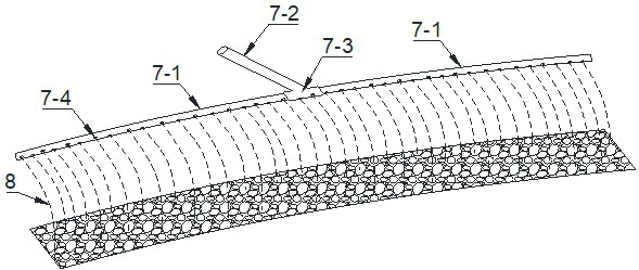 A fire protection system for bushings on the valve side of an UHV converter transformer and its application method