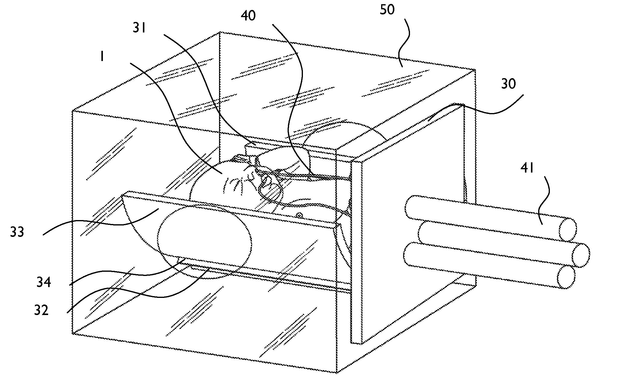 Premature neonate closed life support system