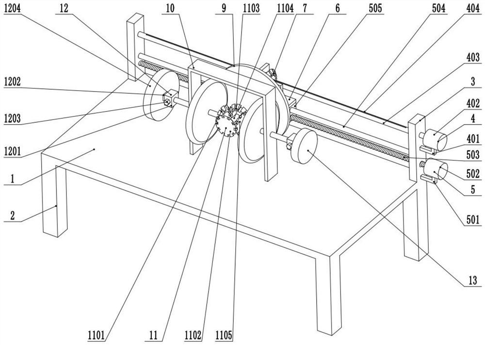 Part grinding device for production of planar transformer