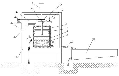 Foundry used sand wet intermittent regeneration method and equipment thereof