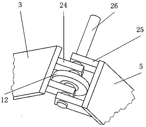 Garment clip device for garment production line