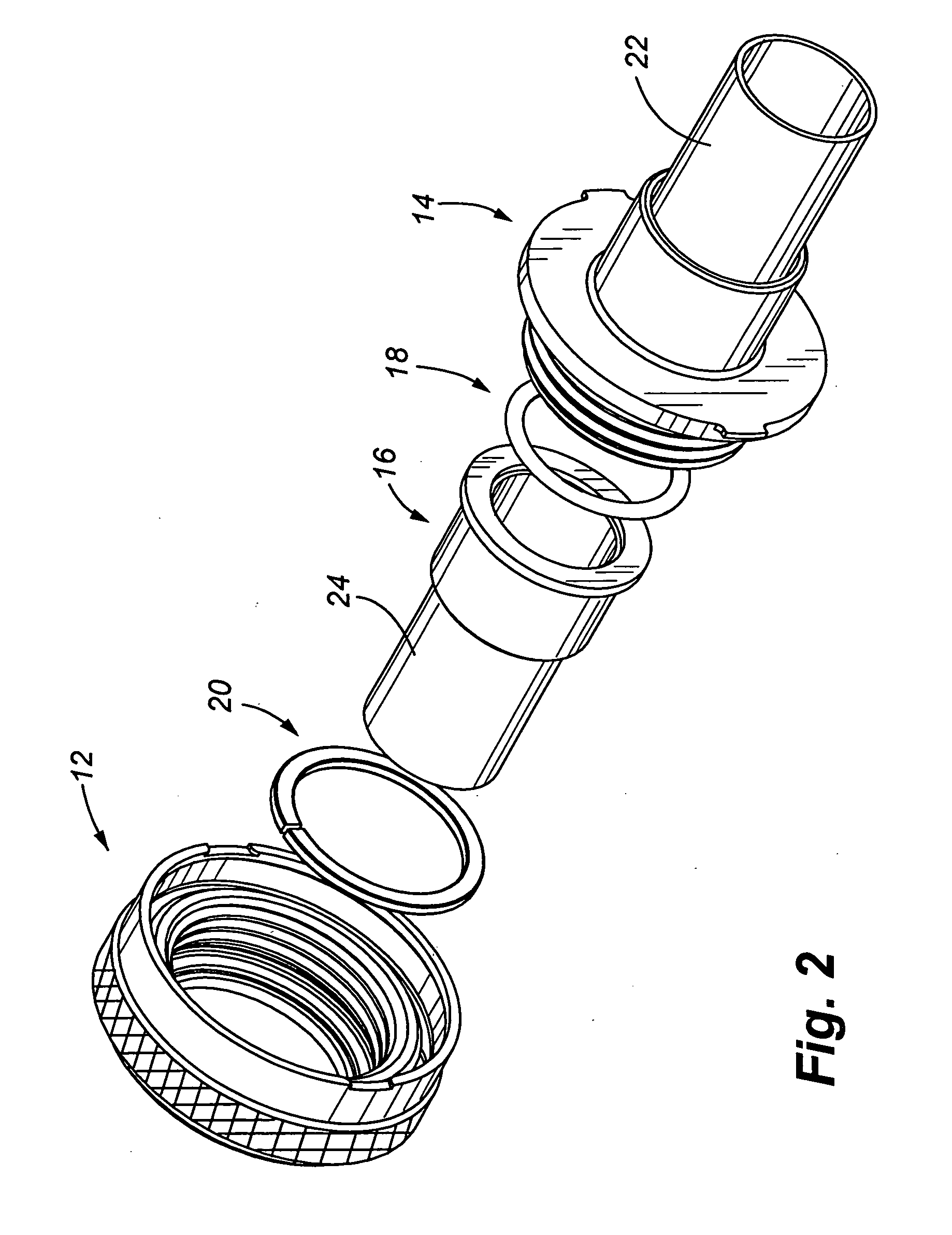 Self-locking self-bonding regid coupling