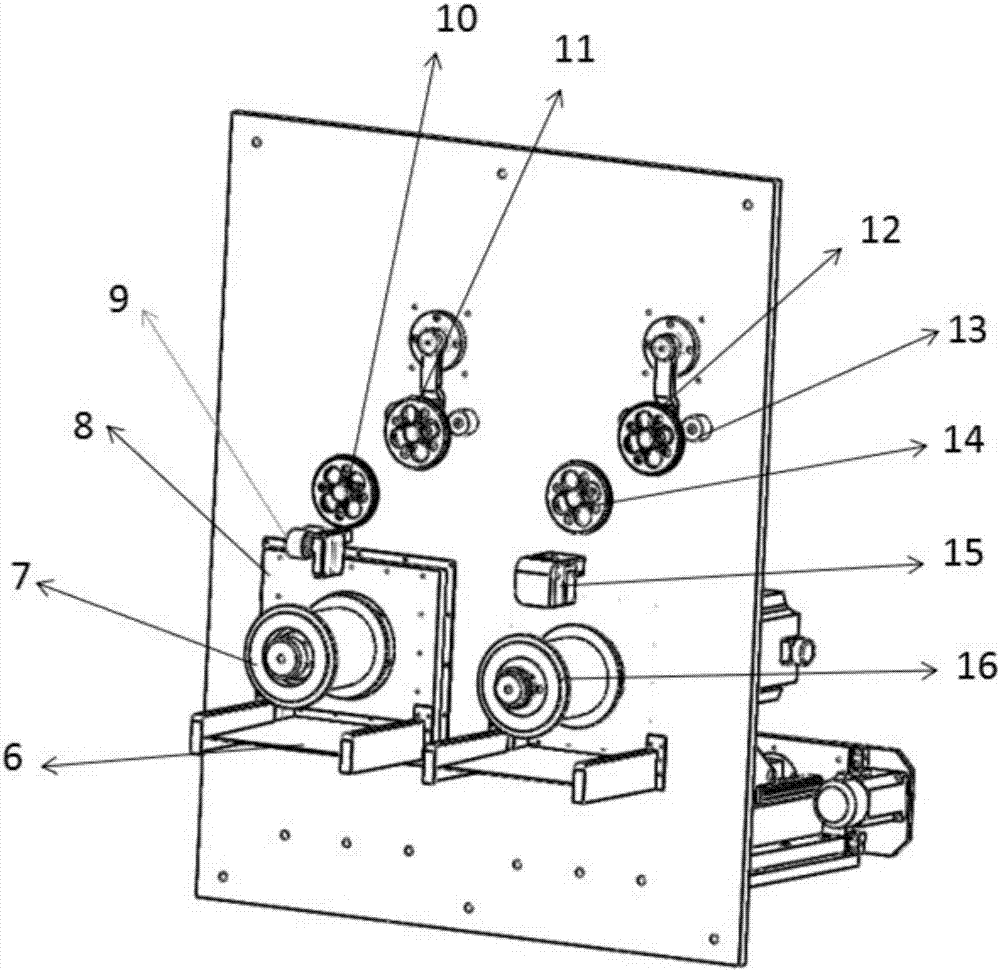 Six-guide-wheel multi-line cutter