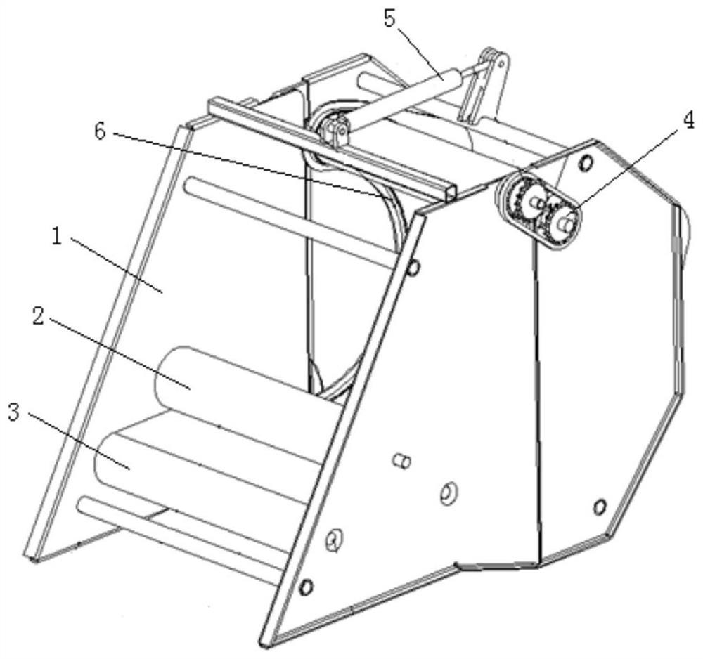 Residual film recycling, rolling and packaging mechanism