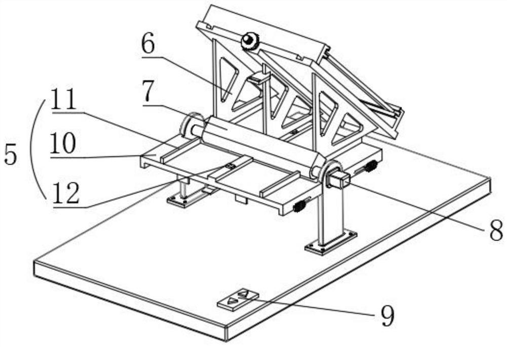 Photomask inclined drilling hole conversion adjusting support