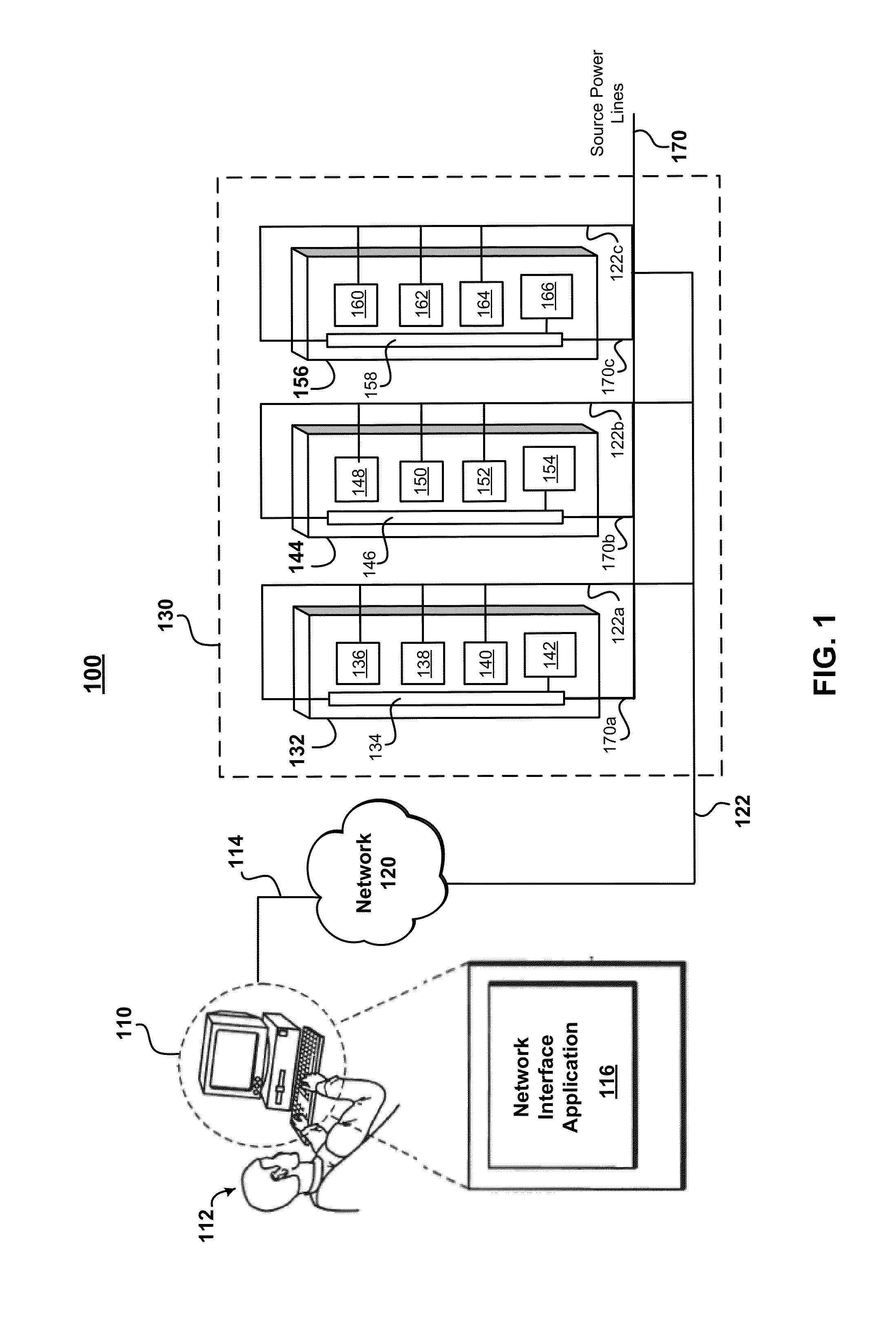 System and method for remotely managing electric power usage of target computers