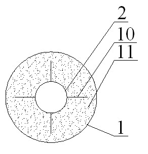 Clasping device for fitting up steel pipe sleeve and construction method thereof