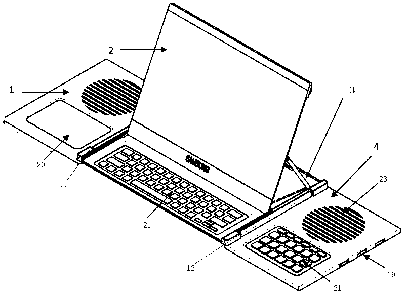 Novel notebook computer