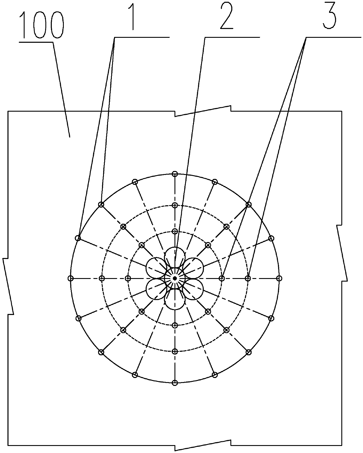 Method for treating rock section in pipe jacking construction